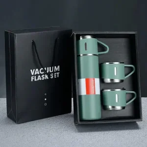 500ml stainless steel vacuum flask gift set